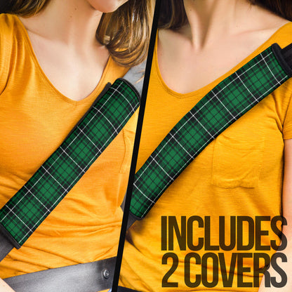 Caro Green Black Premium Custom Car Seat Belt Covers