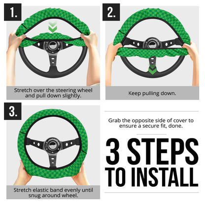 Caro Green Premium Car Steering Wheel Cover