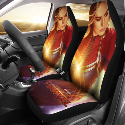 Carol Danvers Captain Marvel Car Seat Covers Lt03 Universal Fit 225721