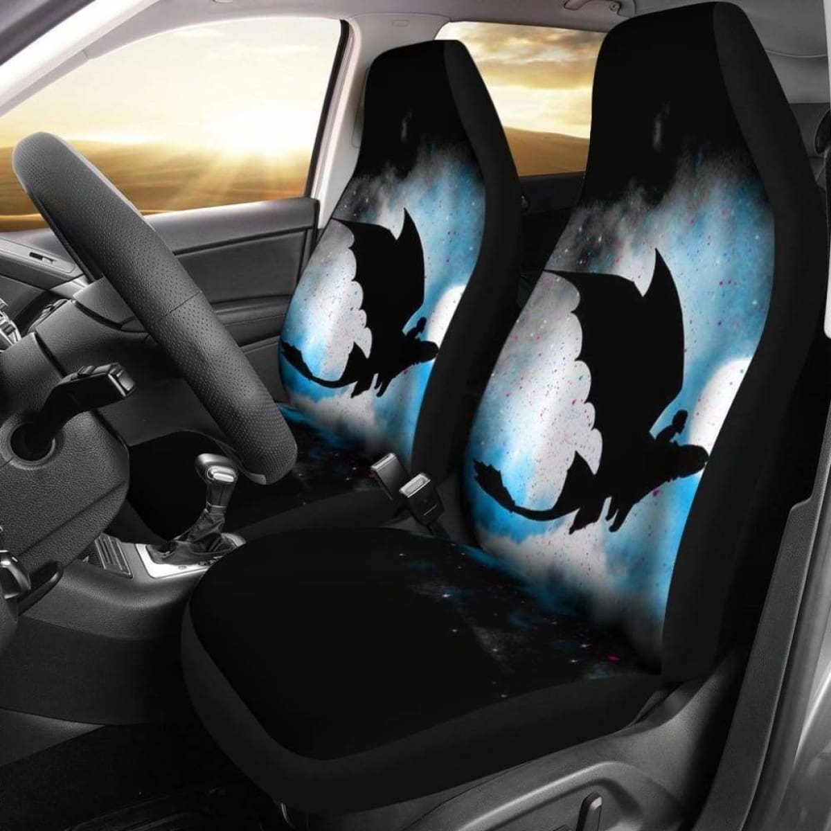 Cartoon How To Train Your Dragon Car Seat Covers Universal Fit 051012