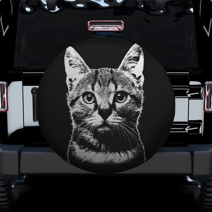 Cat Face Spare Tire Cover