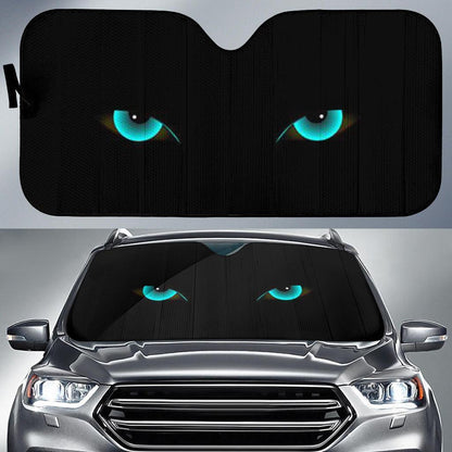 Cat Green Eyes Auto Sun Shades Windshield Accessories Decor Gift