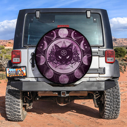 Cat Witches Voice Car Spare Tire Cover