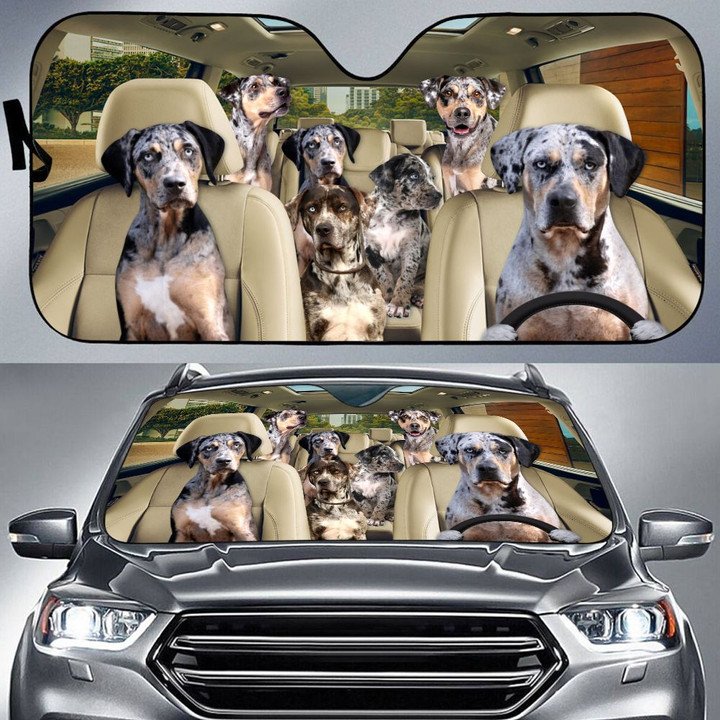 Catahoula Leopard Car All Over Printed 3D Sun Shade
