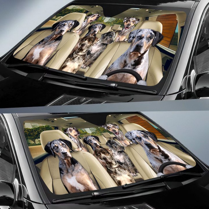 Catahoula Leopard Car All Over Printed 3D Sun Shade