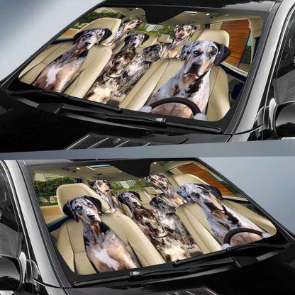 Catahoula Leopard Car All Over Printed 3D Sun Shade