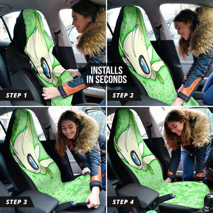 Celebi Green Pokemon Car Seat Covers Style 3 213001