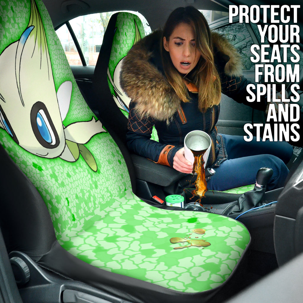 Celebi Green Pokemon Car Seat Covers Style 3 213001