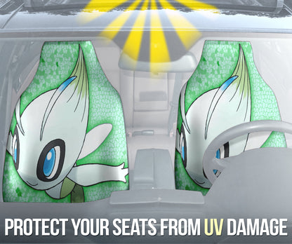 Celebi Green Pokemon Car Seat Covers Style 3 213001