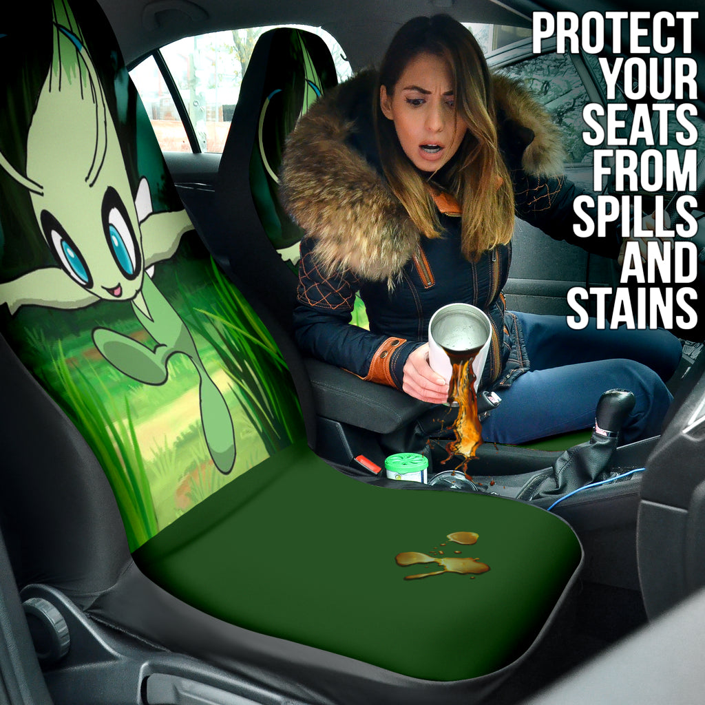 Celebi Green Pokemon Car Seat Covers Style 1 213001