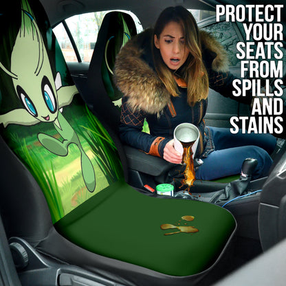 Celebi Green Pokemon Car Seat Covers Style 1 213001