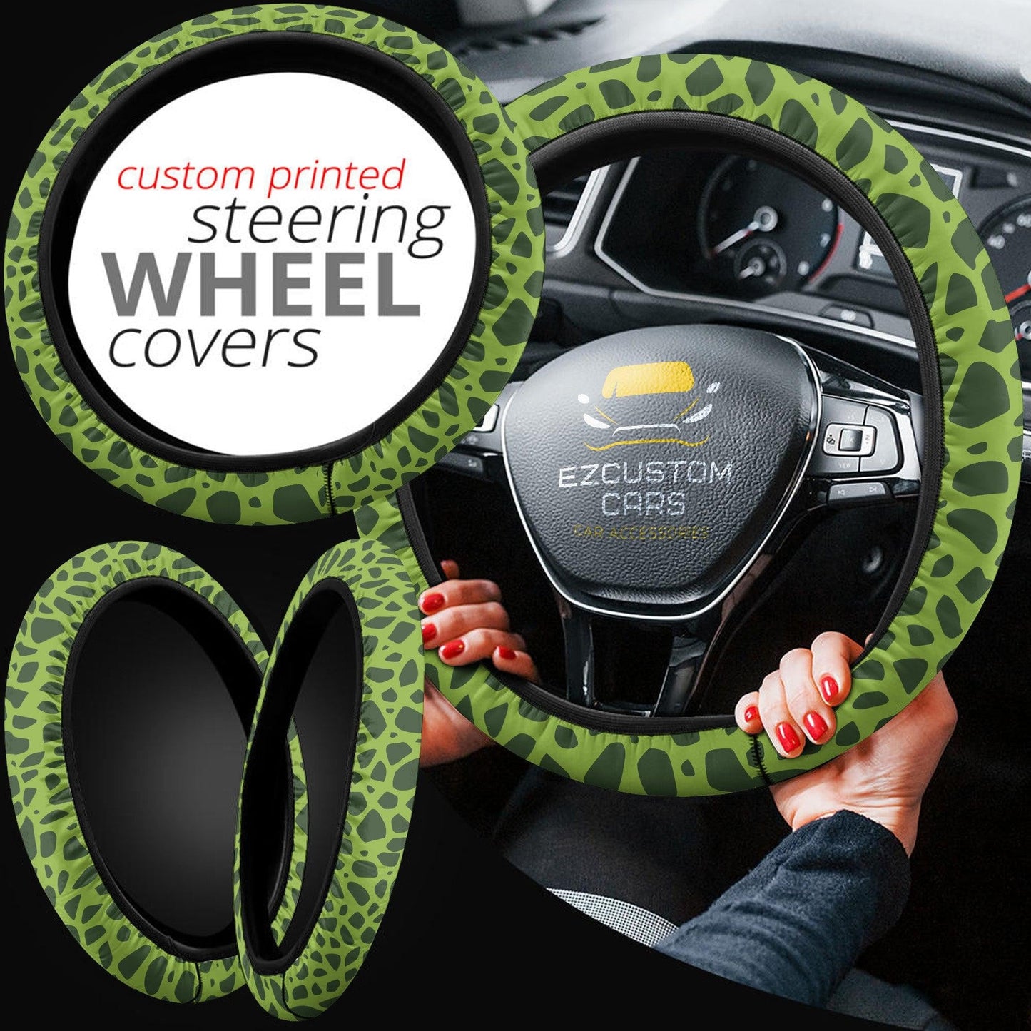 Cell Anime Steering Wheel Cover Custom Dragon Ball Anime Car Accessories