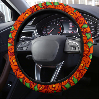 Chainsaw Man Pochita Car Steering Wheel Cover