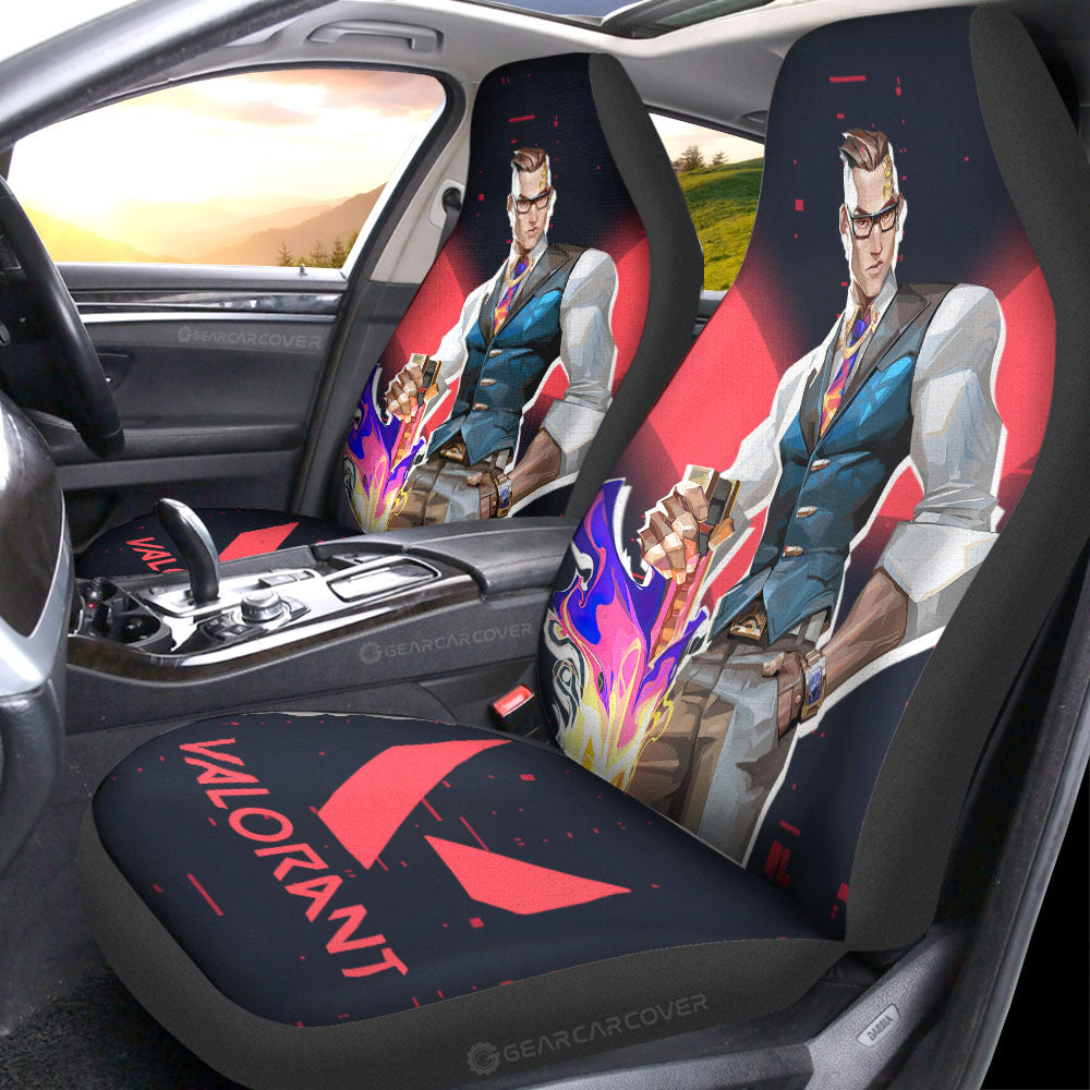 Chamber Car Seat Covers Custom Valorant Agent