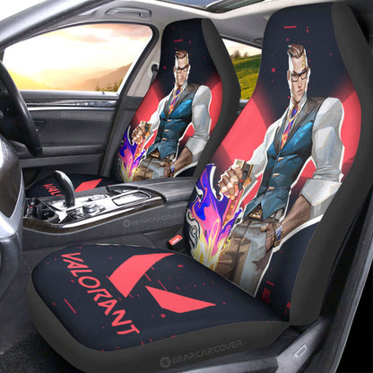 Chamber Car Seat Covers Custom Valorant Agent