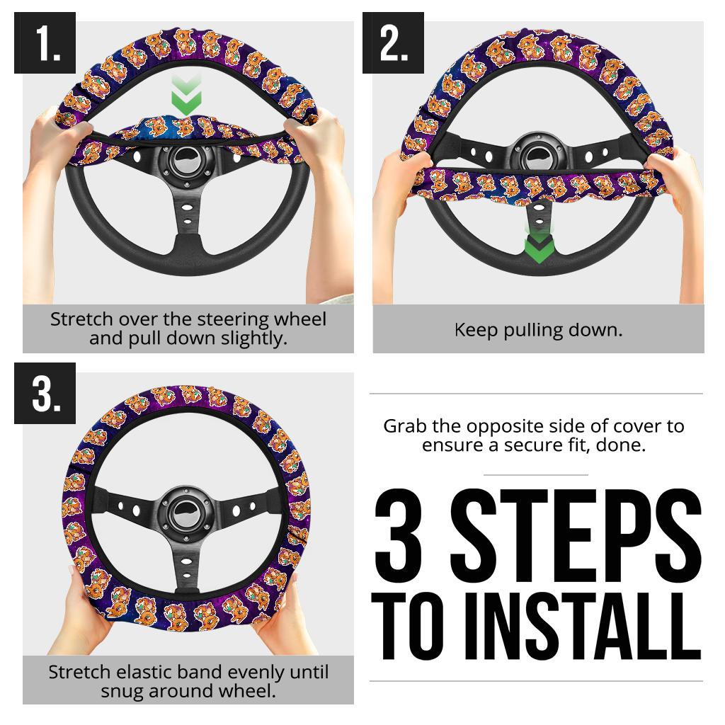 Charizard 2 Car Steering Wheel Cover
