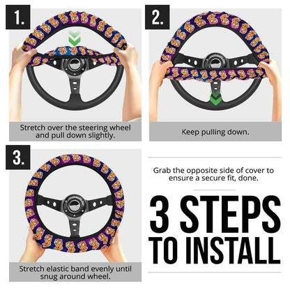 Charizard 2 Car Steering Wheel Cover