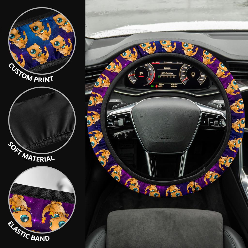 Charizard 3 Car Steering Wheel Cover
