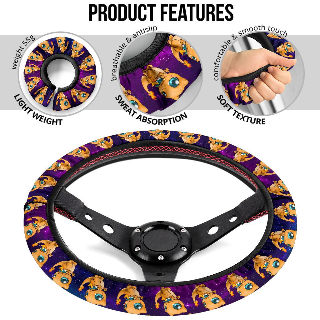 Charizard 3 Car Steering Wheel Cover
