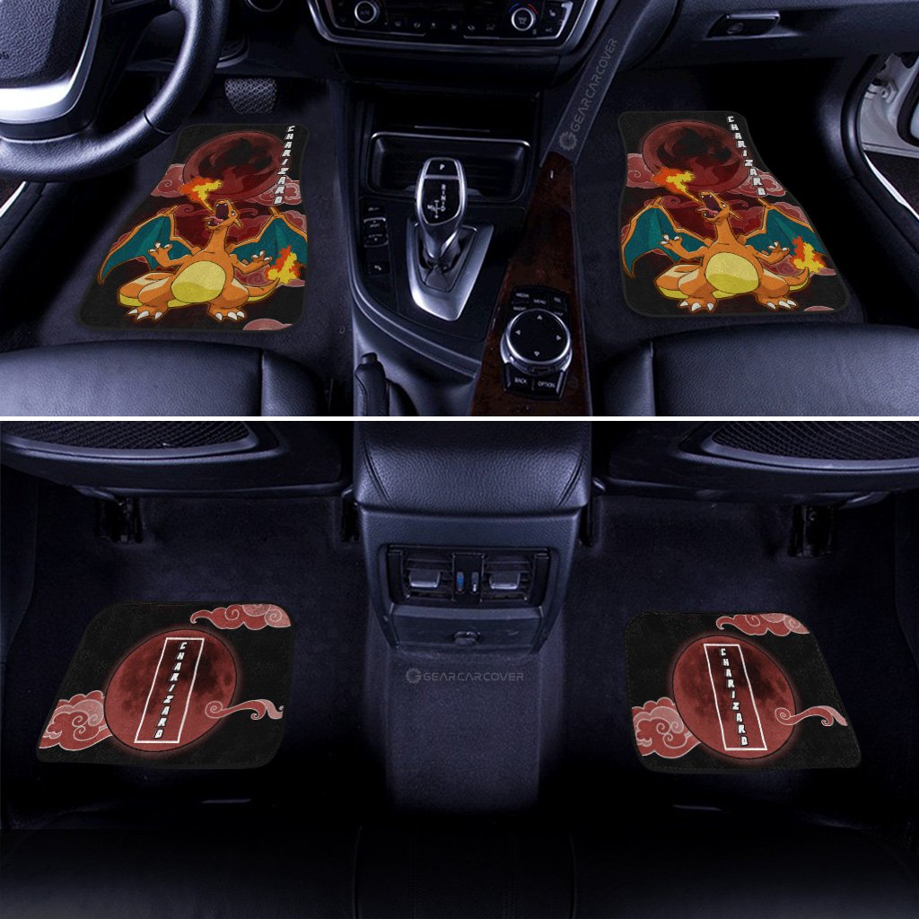 Charizard Car Floor Mats Custom Anime Car Accessories For Anime Fans