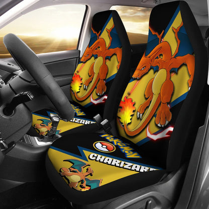 Charizard Car Seat Covers Custom Anime Pokemon Car Accessories