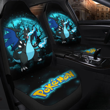 Charizard Mega X Moonlight Car Seat Covers