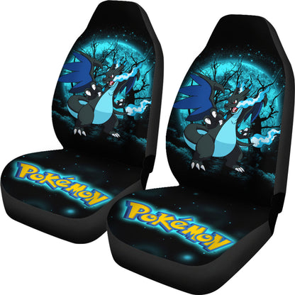 Charizard Mega X Moonlight Car Seat Covers