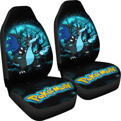 Charizard Mega X Moonlight Car Seat Covers