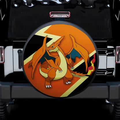 Charizard Mega Y Car Spare Tire Cover