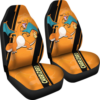 Charizard Pokemon Car Seat Covers Style Custom For Fans Ci230116-05