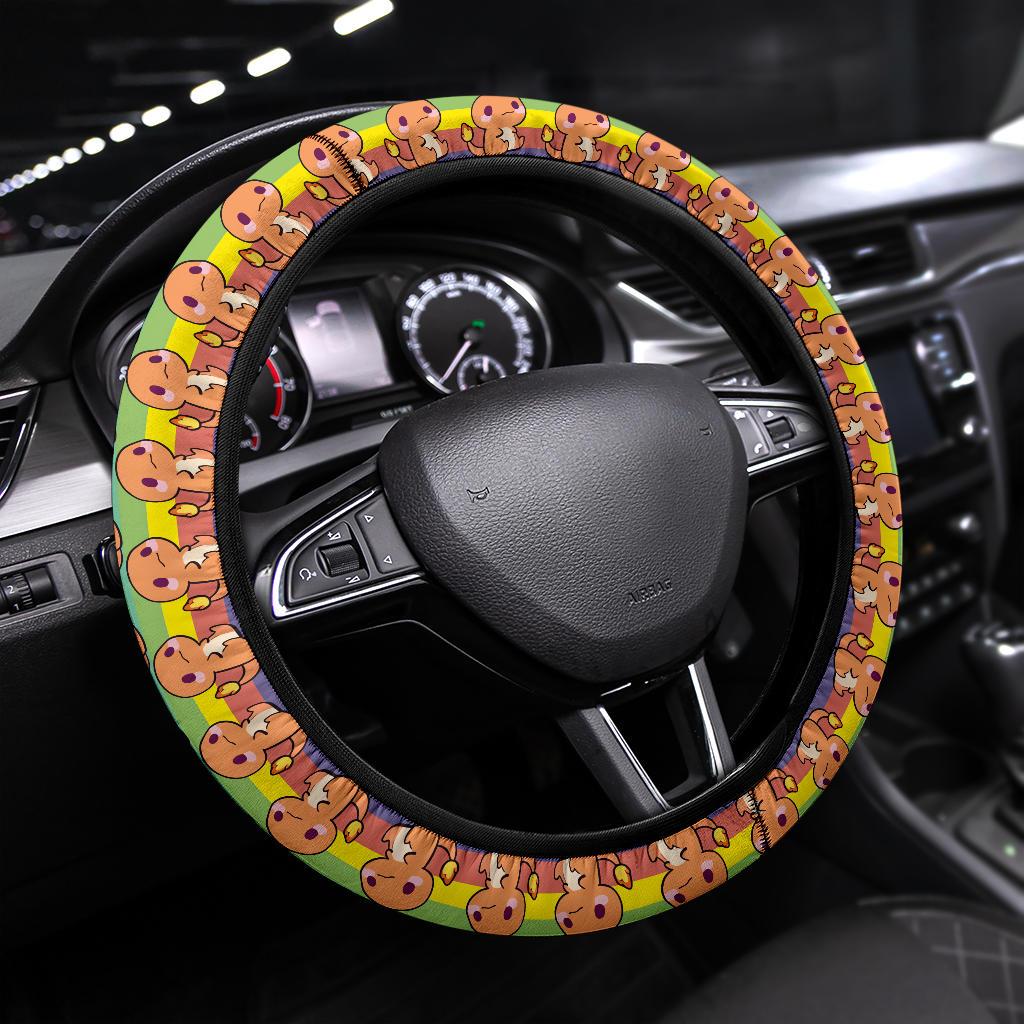 Charmander Anime Custom Car Steering Wheel Cover