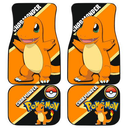Charmander Car Floor Mats Custom Anime Car Interior Accessories