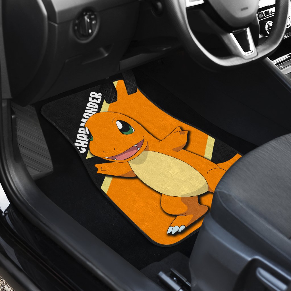 Charmander Car Floor Mats Custom Anime Car Interior Accessories