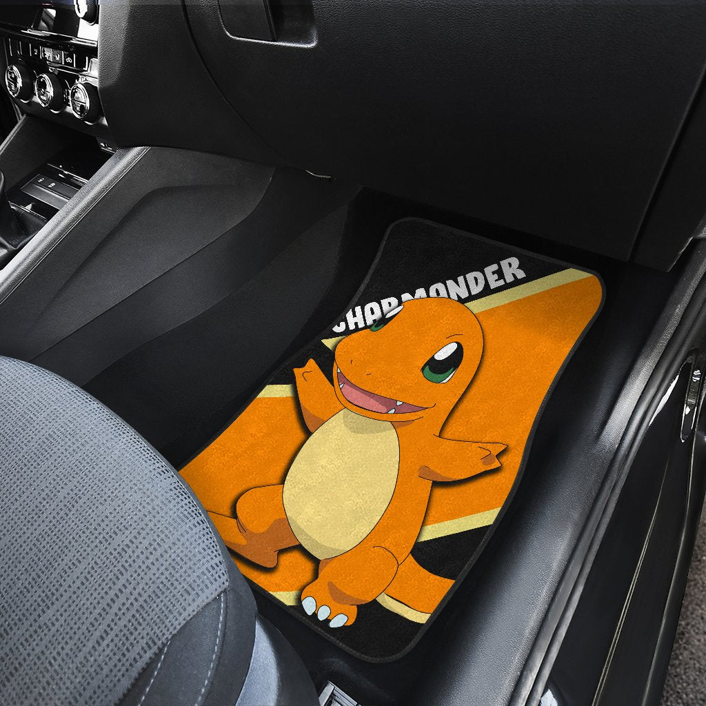 Charmander Car Floor Mats Custom Anime Car Interior Accessories