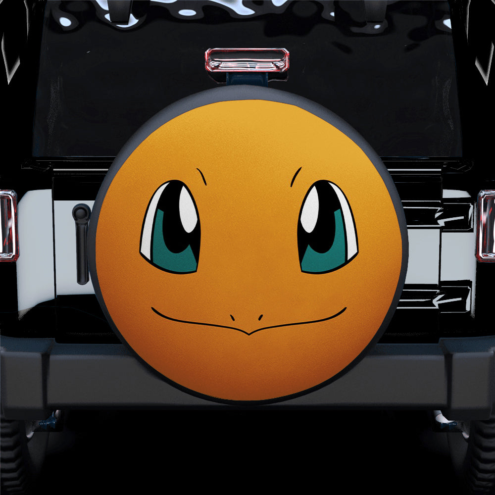 Charmander Face Car Spare Tire Cover