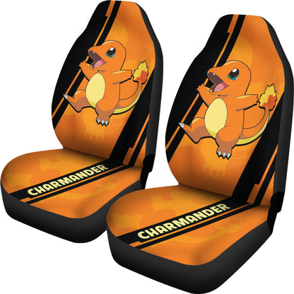 Charmander Pokemon Car Seat Covers Style Custom For Fans Ci230116-06