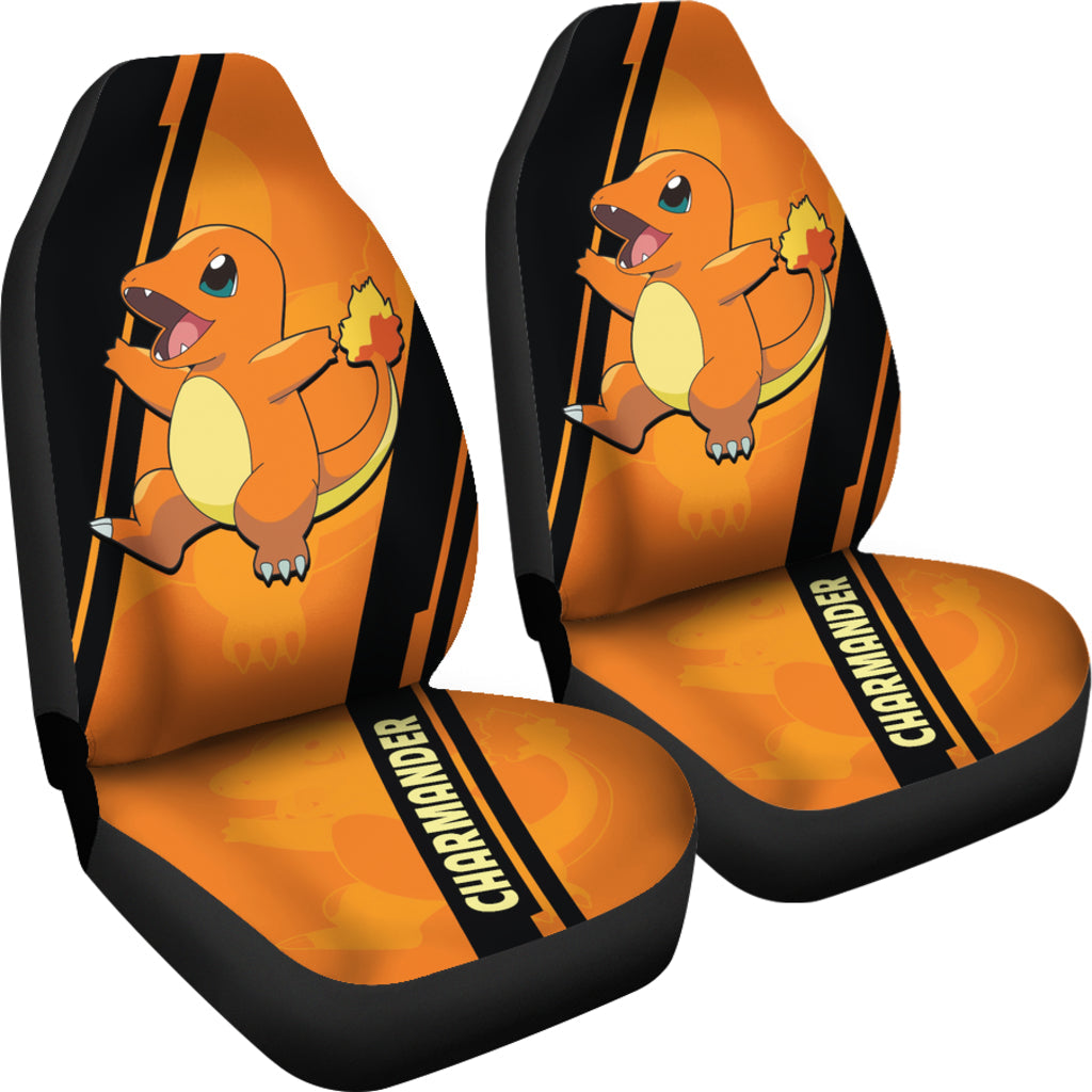 Charmander Pokemon Car Seat Covers Style Custom For Fans Ci230116-06