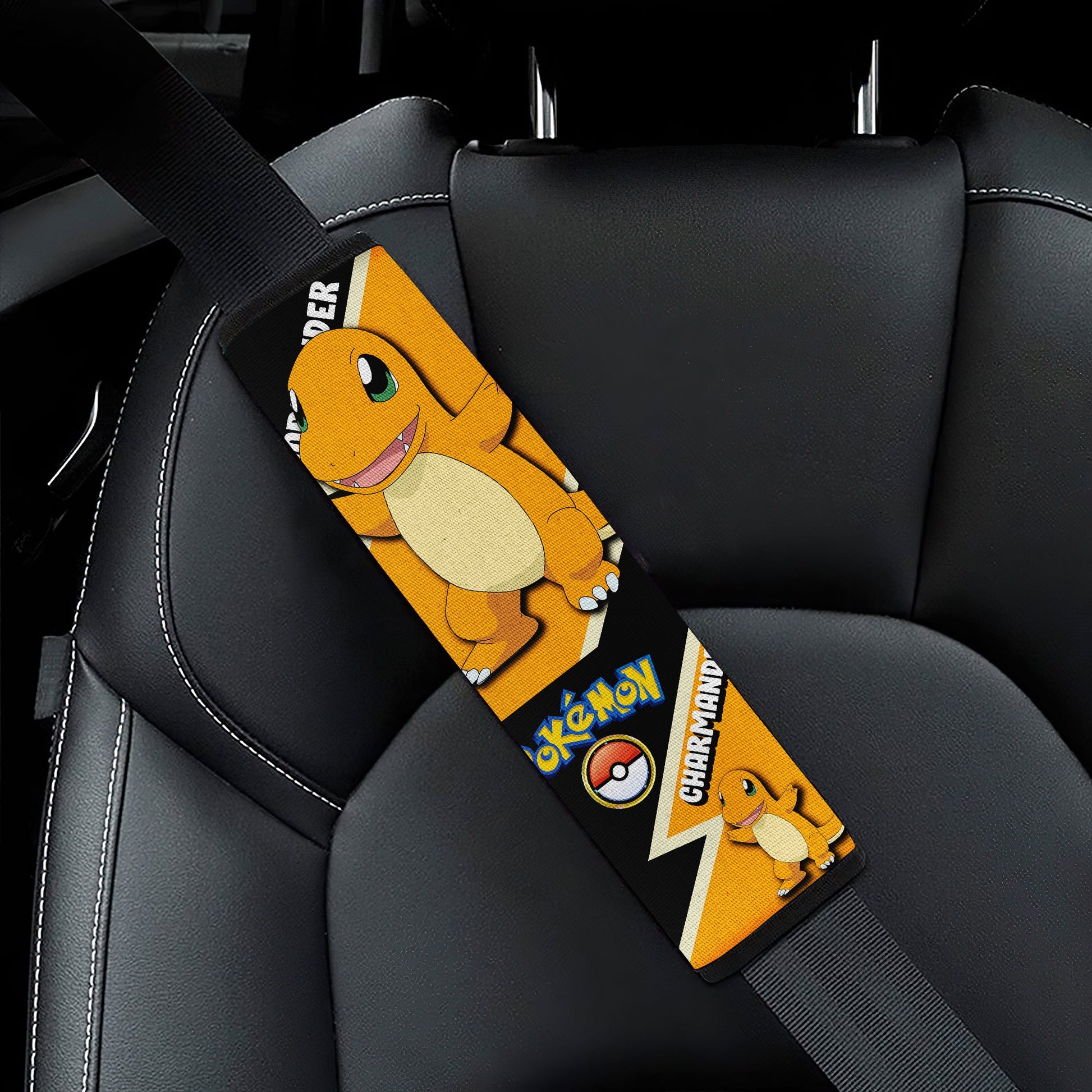 Charmander car seat belt covers Anime Custom Car Accessories
