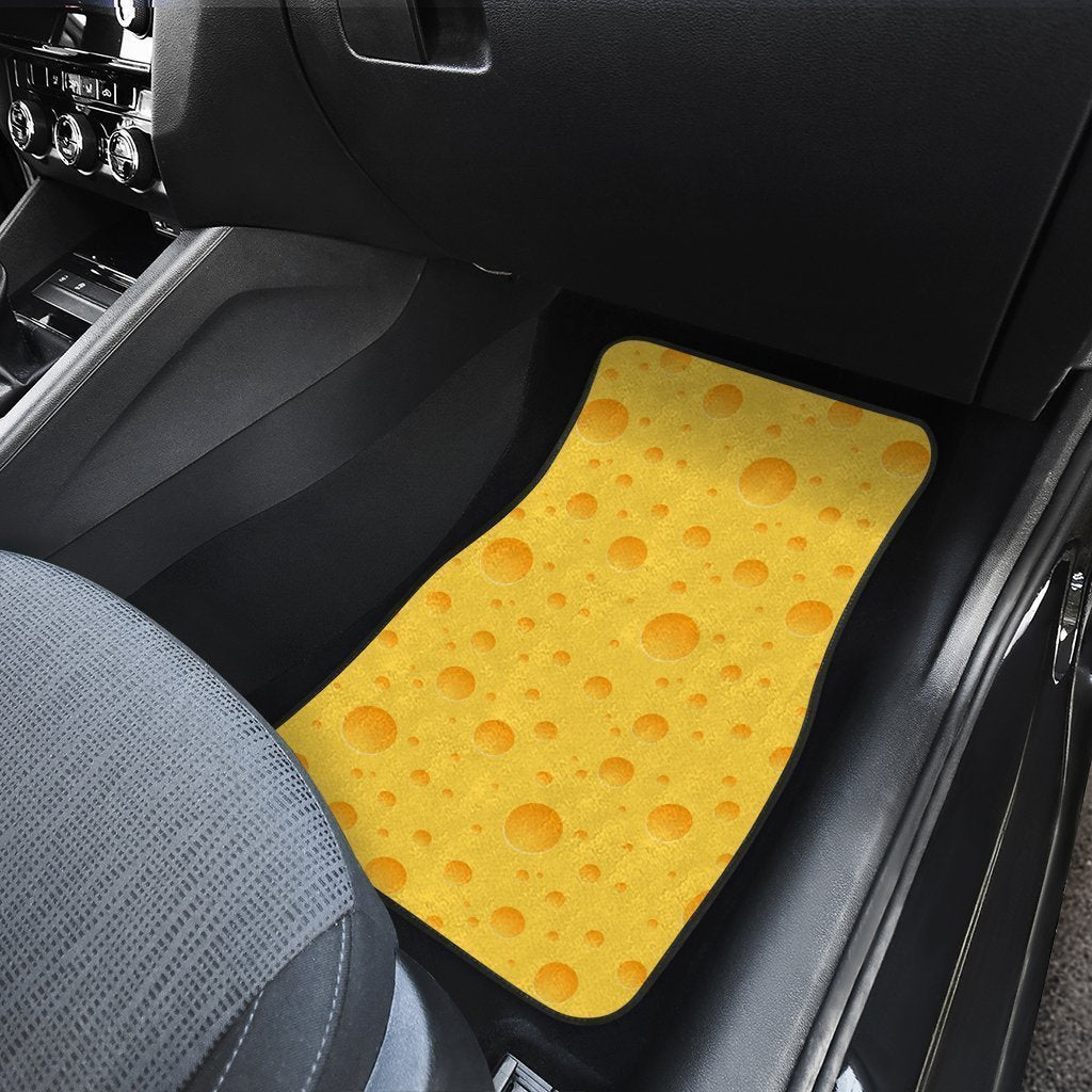Cheese Car Floor Mats Custom Printed Funny Car Accessories