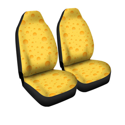 Cheese Car Seat Covers Custom Printed Funny Car Accessories
