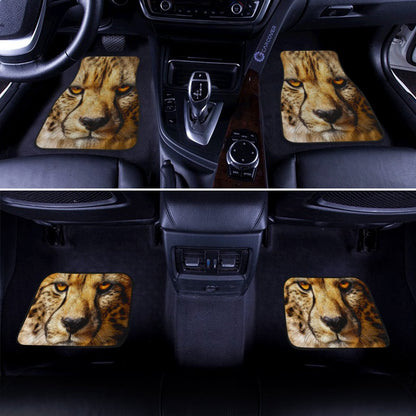 Cheetah Car Floor Mats Custom Wild Animal Car Interior Accessories