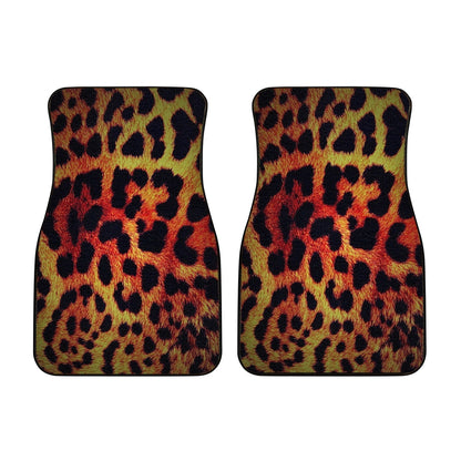Cheetah Print Car Floor Mats Custom Animal Car Accessories