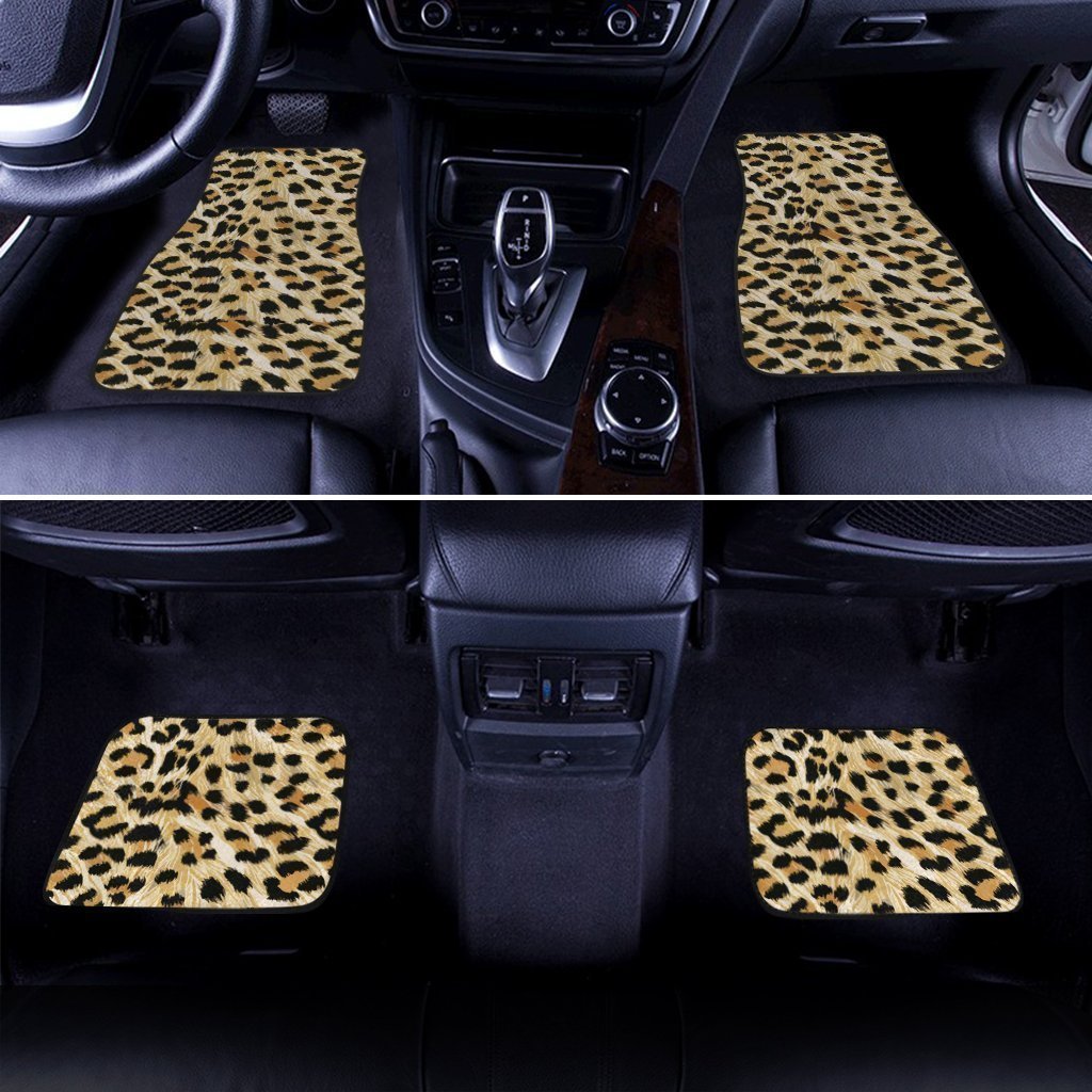 Cheetah Print Car Floor Mats Custom Car Accessories