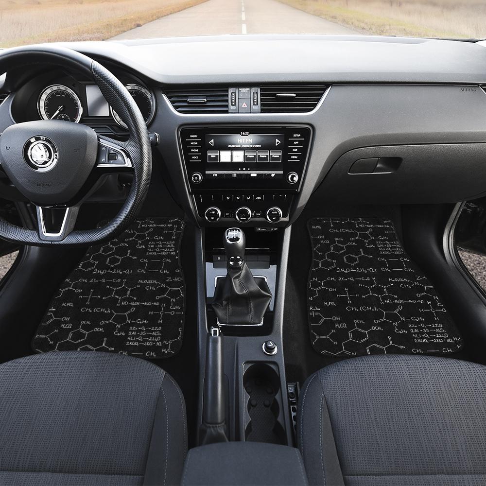 Chemistry Formula Car Floor Mats Custom Car Accessories