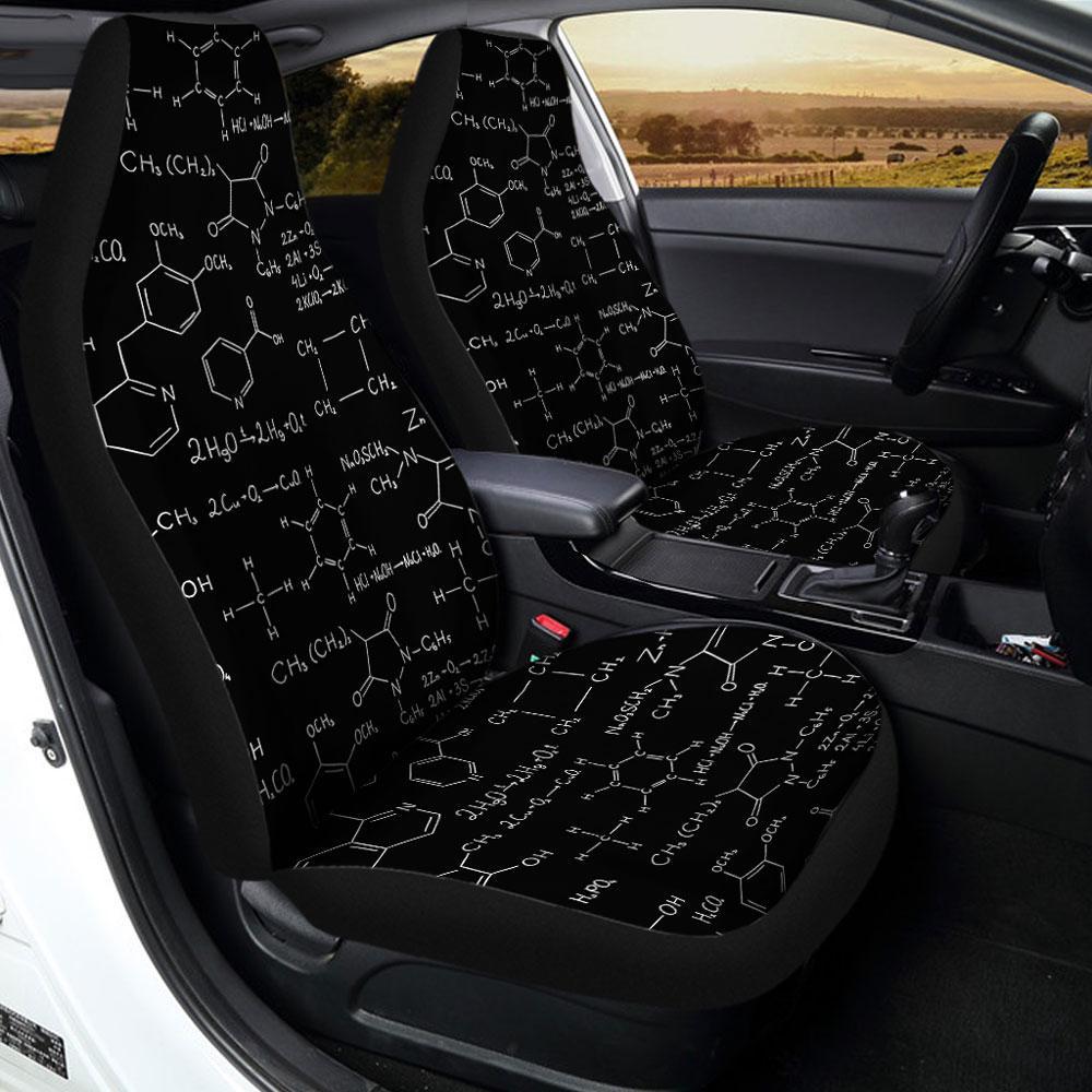 Chemistry Formula Car Seat Covers Set Of 2