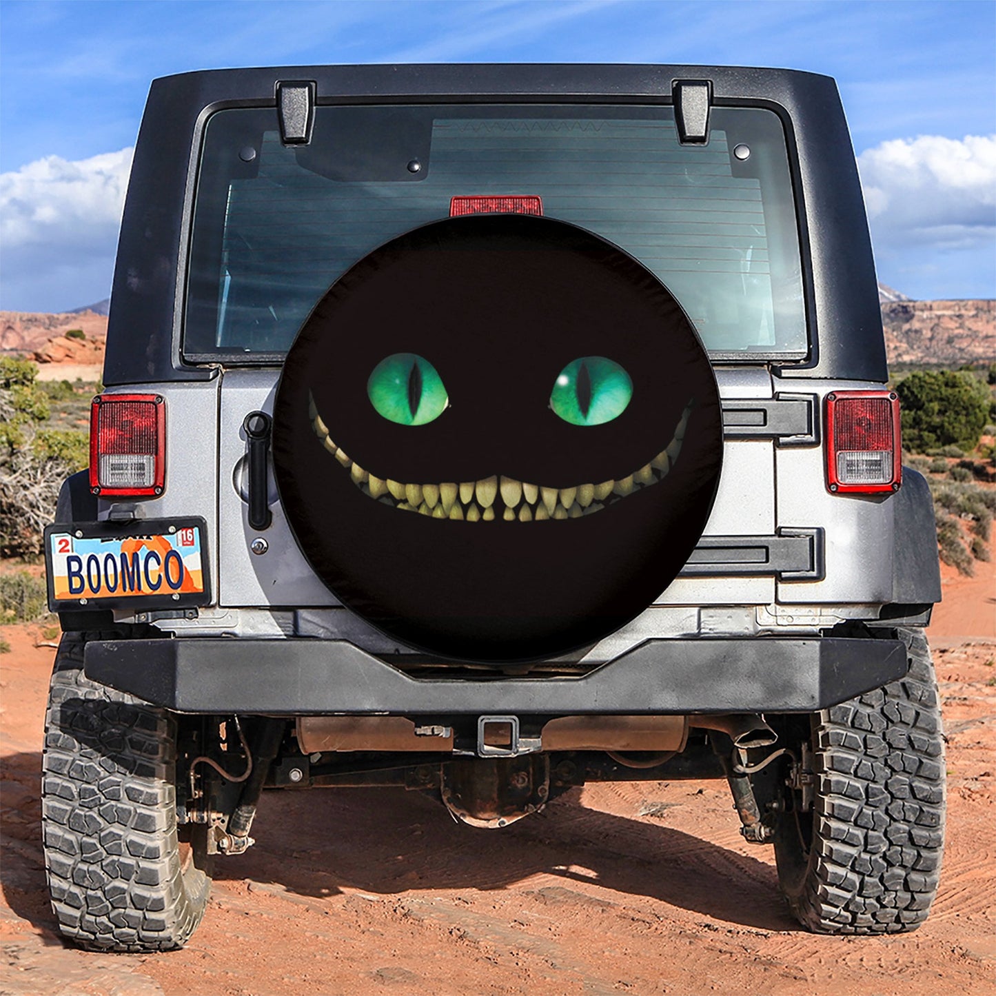 Cheshire Cat Car Spare Tire Cover