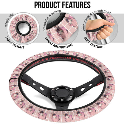 Chibi Anya Spy X Family Car Steering Wheel Cover