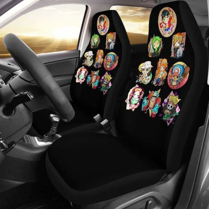 Chibi One Piece Car Seat Covers Universal Fit 051312