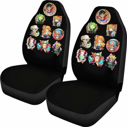 Chibi One Piece Car Seat Covers Universal Fit 051312