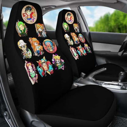 Chibi One Piece Car Seat Covers Universal Fit 051312